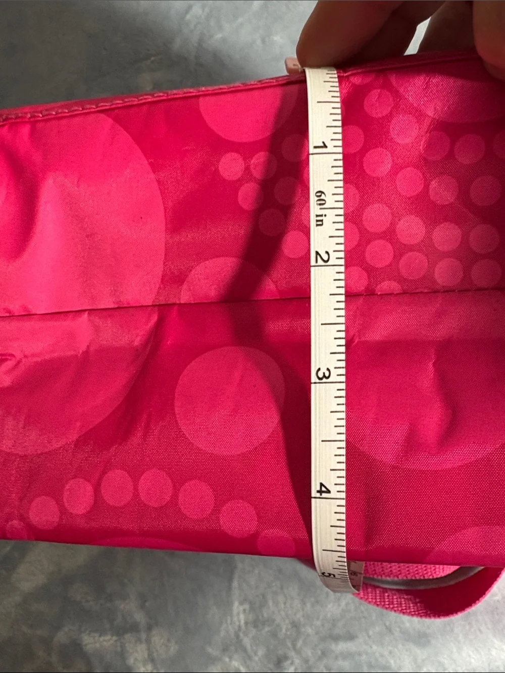 thirty-one Pink Circle-Print Lunch or Beach Snack Tote